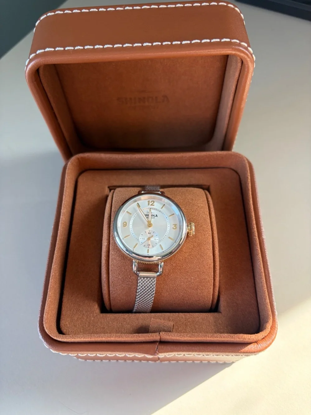 Shinola Women’s Birdy Two Toned Watch - Picture 2 of 3